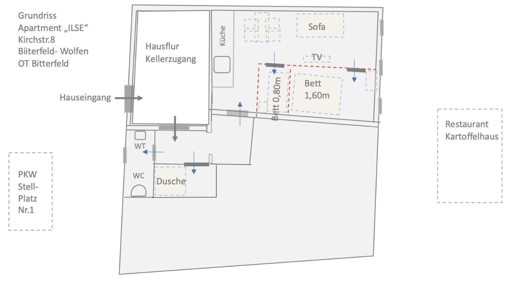Appartement "Ilse" An Der Goitzsche Inklusive Parkplatz Bitterfeld-Wolfen المظهر الخارجي الصورة